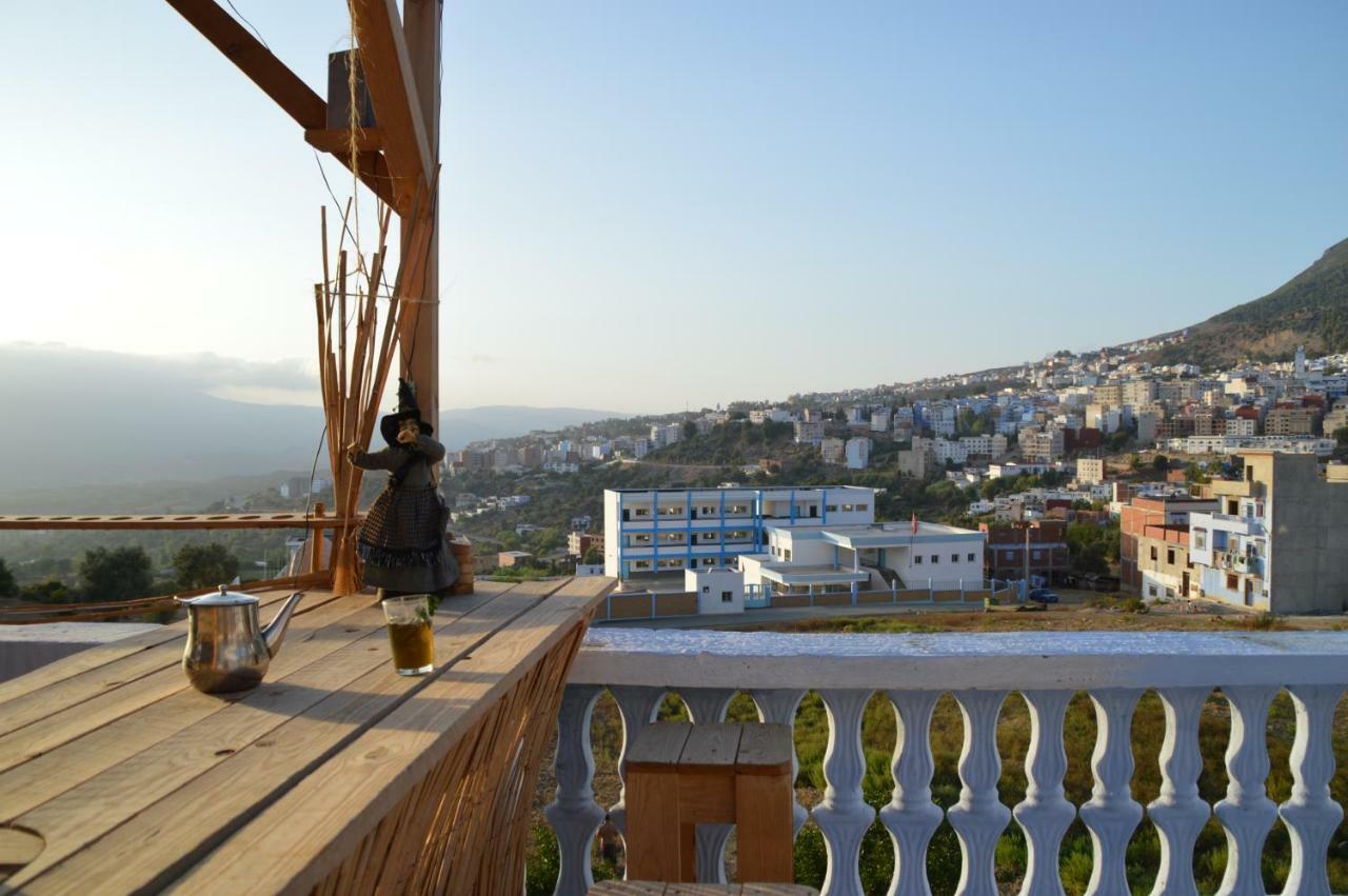 Alibaba Apartment Hostel Bamboo Rooftop Room Chefchaouen Esterno foto