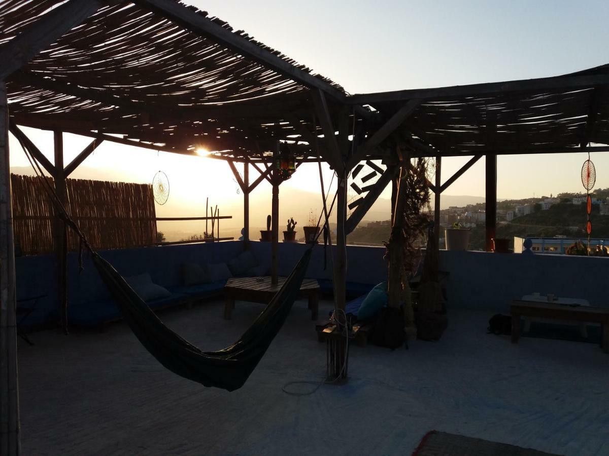Alibaba Apartment Hostel Bamboo Rooftop Room Chefchaouen Esterno foto